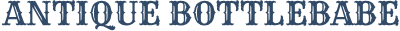 Blue Antique Bottlebabe Logo.
